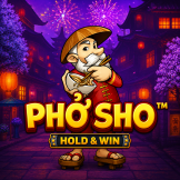 Pho Sho Hold & Win logotyp