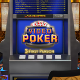 First Person Video Poker - Evolution logotyp