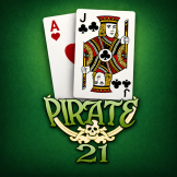 Pirate 21 Blackjack logotyp