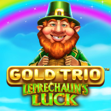 Gold Trio Leprechaun's Luck logotyp