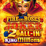Fire and Roses Joker 2 All-In King Millions logotyp