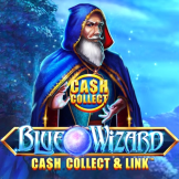 Blue Wizard Cash Collect and Link logotyp