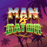 Man vs Gator logotyp