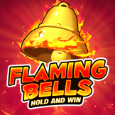 Flaming Bells Hold and Win logotyp