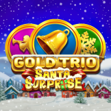 Gold Trio Santas Surprise logotyp