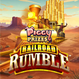 Piggy Prizes Railroad Rumble logotyp