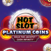 Hot Slot Platinum Coins logotyp