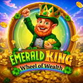 Emerald King Wheel of Wealth logotyp
