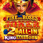 Fire and Roses Joker 2 All-In King Millions logotyp