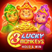 3 Lucky Monkeys Hold & Win logotyp