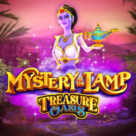 Mystery of the Lamp Treasure Oasis logotyp