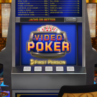 First Person Video Poker - Evolution logotyp