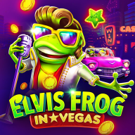 Elvis Frog in Vegas logotyp
