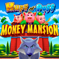Huff N' Puff Money Mansion logotyp