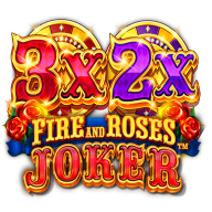 3x 2x Fire and Roses Joker logotyp