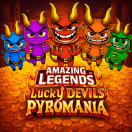 Amazing Legends Lucky Devils Pyromania logotyp