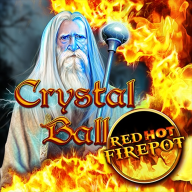 Crystal Ball Red Hot Firepot logotyp
