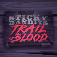 Sticky Bandits Trail of Blood logotyp
