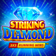 Striking Diamond Running Wins logotyp