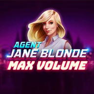 Agent Jane Blonde Max Volume logotyp