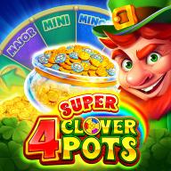 4 Super Clover Pots logotyp