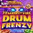 12 Masks of Fire Drum Frenzy King Millions logotyp