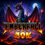 Emberfall 40K logotyp