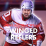 Detroit Red Wings Winged Reelers logotyp