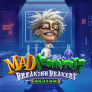 Mad Scientist Breaking Beakers logotyp