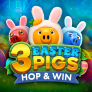 3 Easter Pigs Hop and Win logotyp