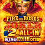 Fire and Roses Joker 2 All-In King Millions logotyp