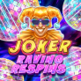Joker Raving Respins logotyp
