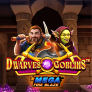 Mega Fire Blaze Dwarves And Goblins logotyp