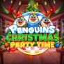 Penguins Christmas Party Time logotyp