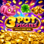 3 Pot Piggies Hold and Win logotyp