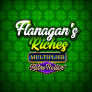 Flanagans Riches Multiplier Retro Roller logotyp