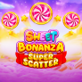 Sweet Bonanza Super Scatter logotyp