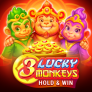 3 Lucky Monkeys Hold & Win logotyp