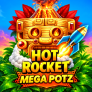Hot Rocket Mega Potz logotyp