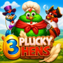 3 Plucky Hens logotyp