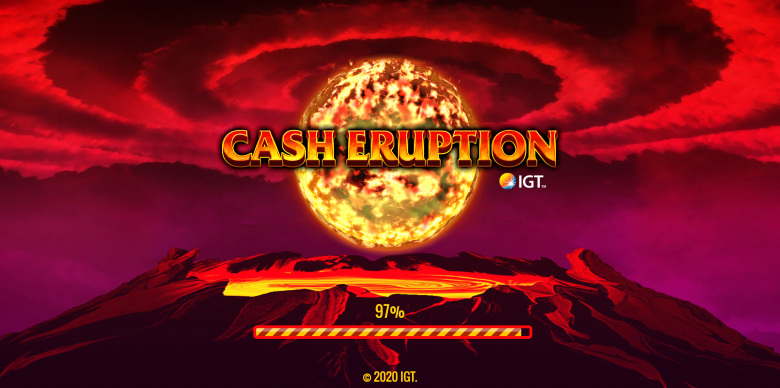 Cash Eruption Main Screen