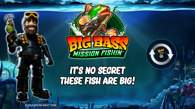 Big Bass Mission Fishin Main Screen
