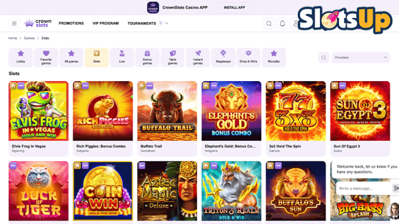 crownslots spelautomater