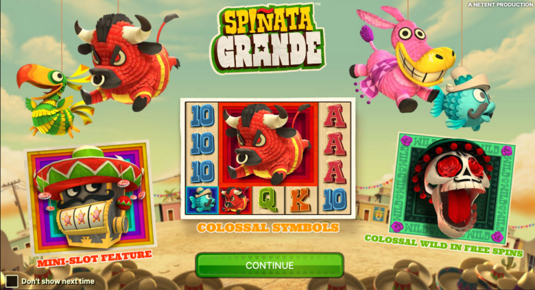 Spinata Grande Main Screen