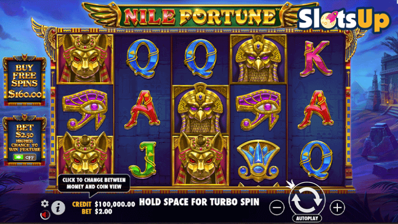 Nile Fortune spelplan