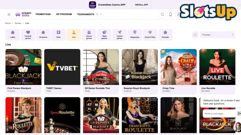 crownslots bordsspel