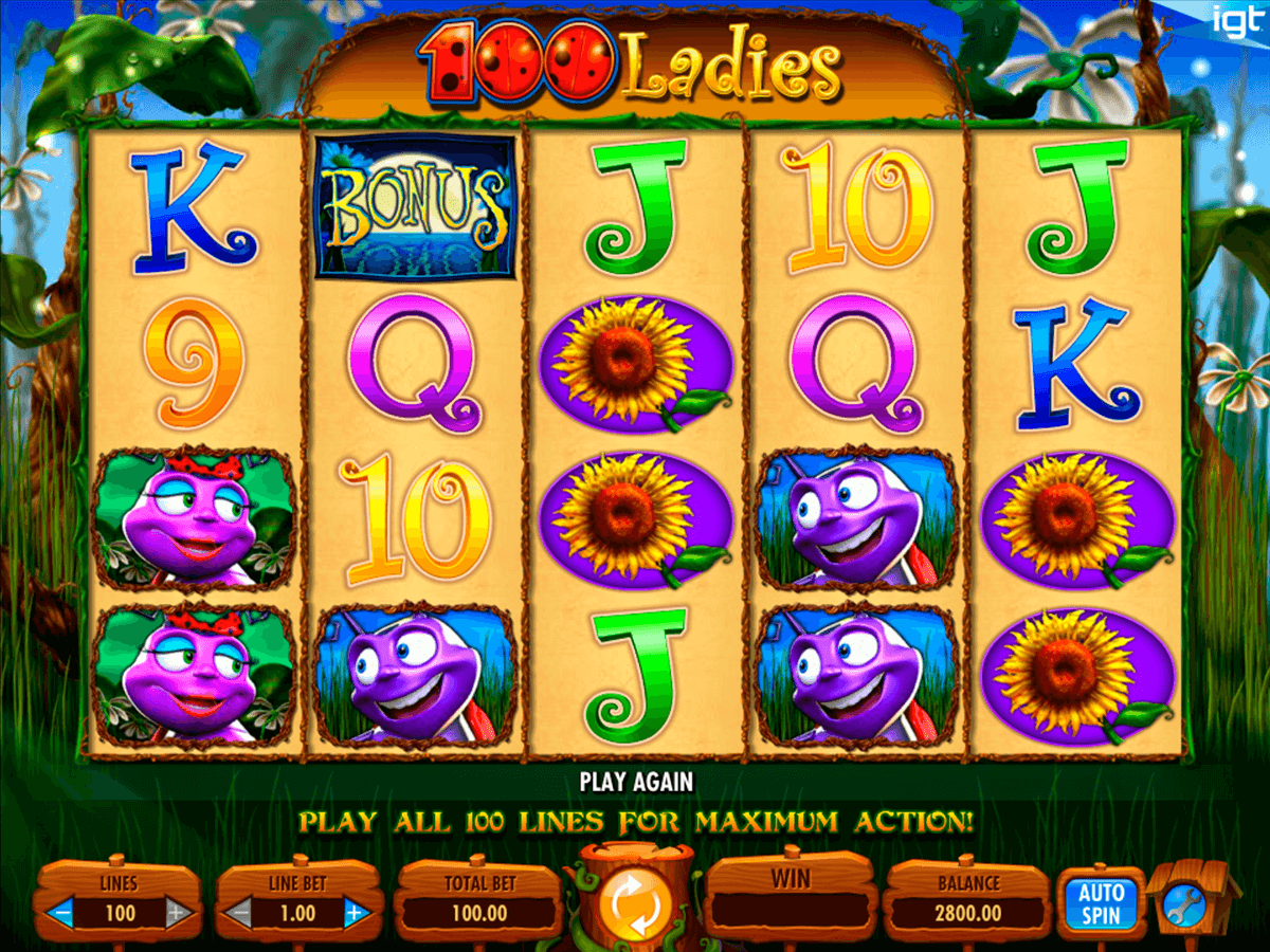 100 ladies igt casino slot spel 
