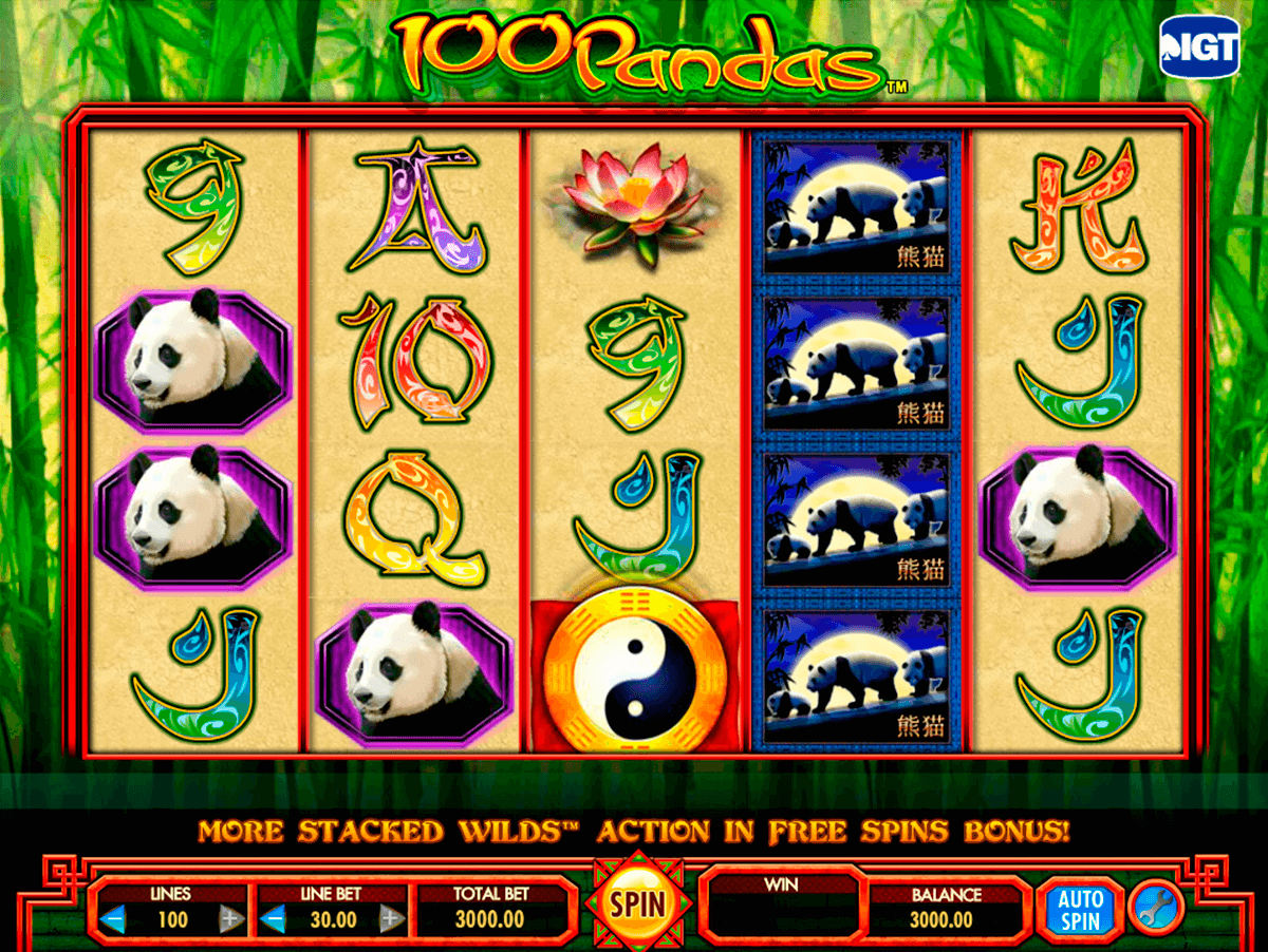100 pandas igt casino slot spel 