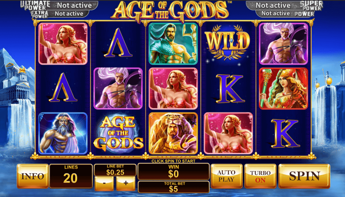 age of the gods playtech casino slot spel 