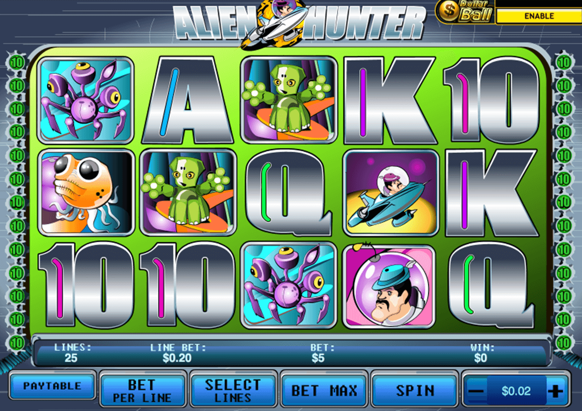 alien hunter playtech casino slot spel 